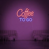 Coffe To Go Neon Sign - BBD GIFTS